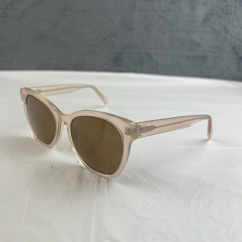 Warby Parker SUNGLASSES Rhea M 543 55-17-140 Clear Pink Cat Eye FRAMES Womens